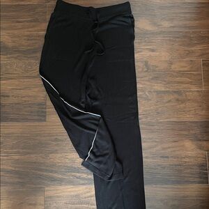 ZYIA Black Joggers with White Trim